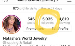 Natashas World Jewelry 5000 Follower Club 775 Media De La Rosa Productions Instagram May 2019 copy